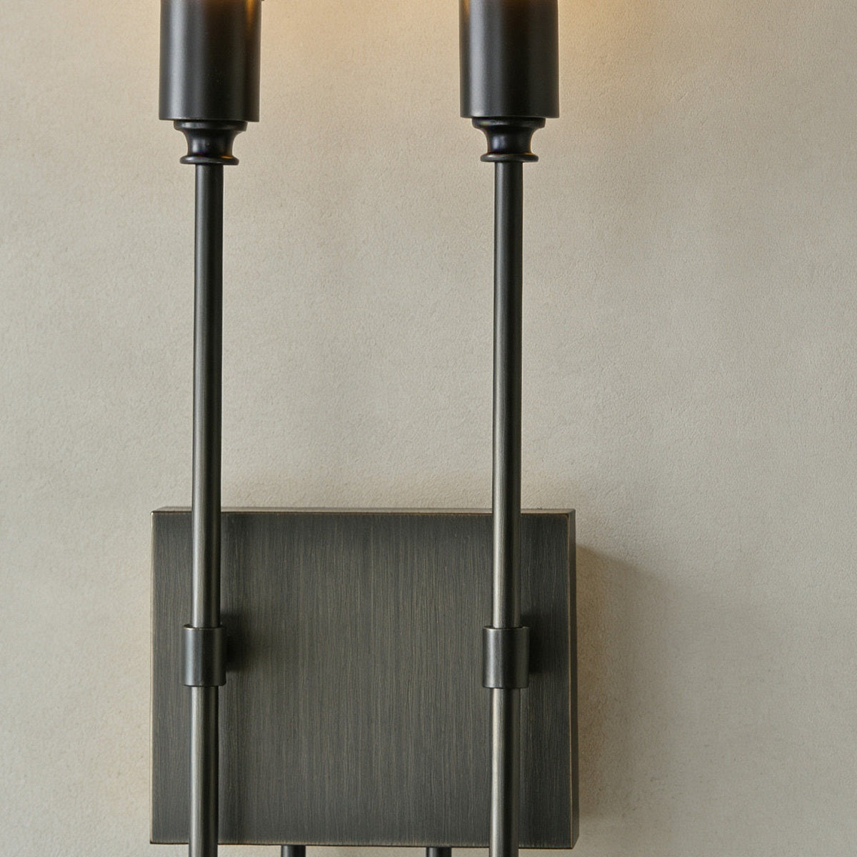 W&F Collection | Double Arrow Brass and Acrylic Wall Sconce