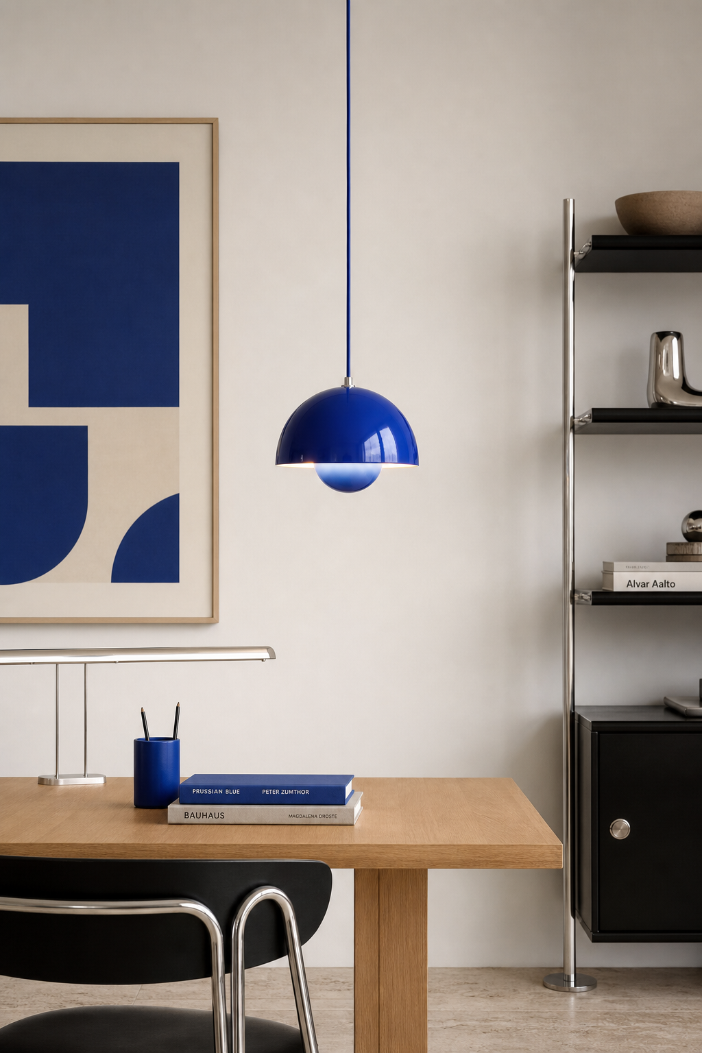 W&F Collection | Colorful Flowerpot Metal Dome Pendant Light