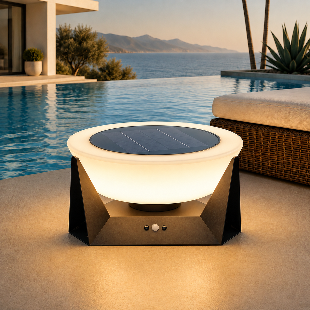 W&F Collection | Halo Solar Outdoor Lamp