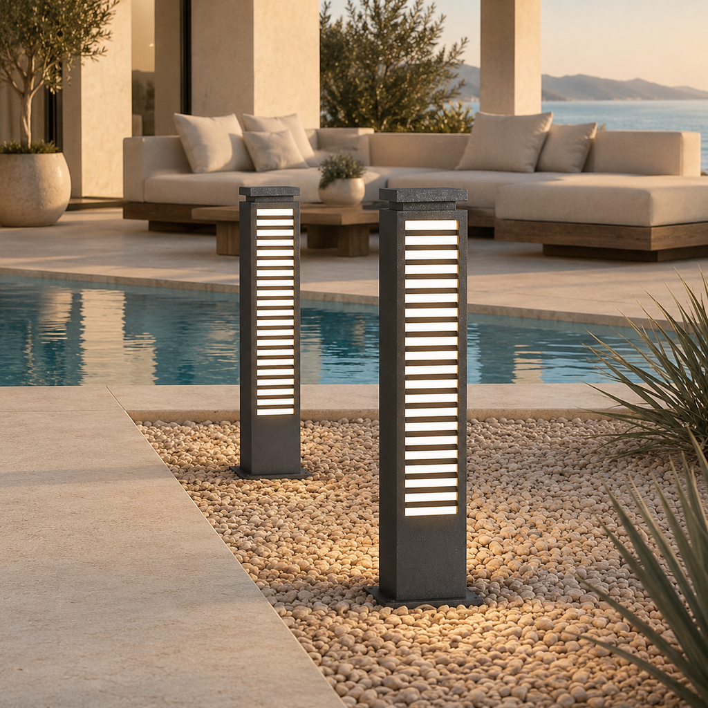 W&F Collection | Beacon Wired Outdoor Bollard Light