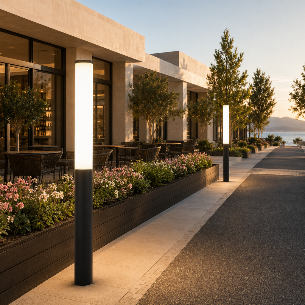 W&F Collection | Aura Wired Outdoor Bollard Light