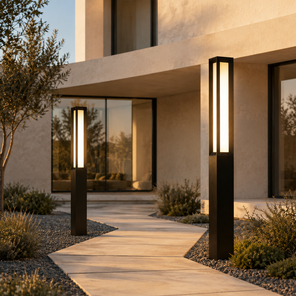W&F Collection | Pillar Wired Path Light