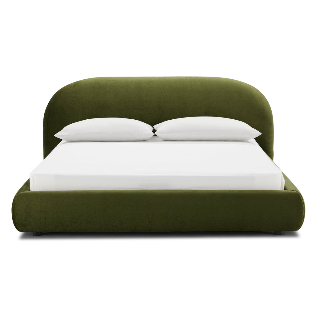 W&F Collection | Genoa Bed (Distressed Green, King)
