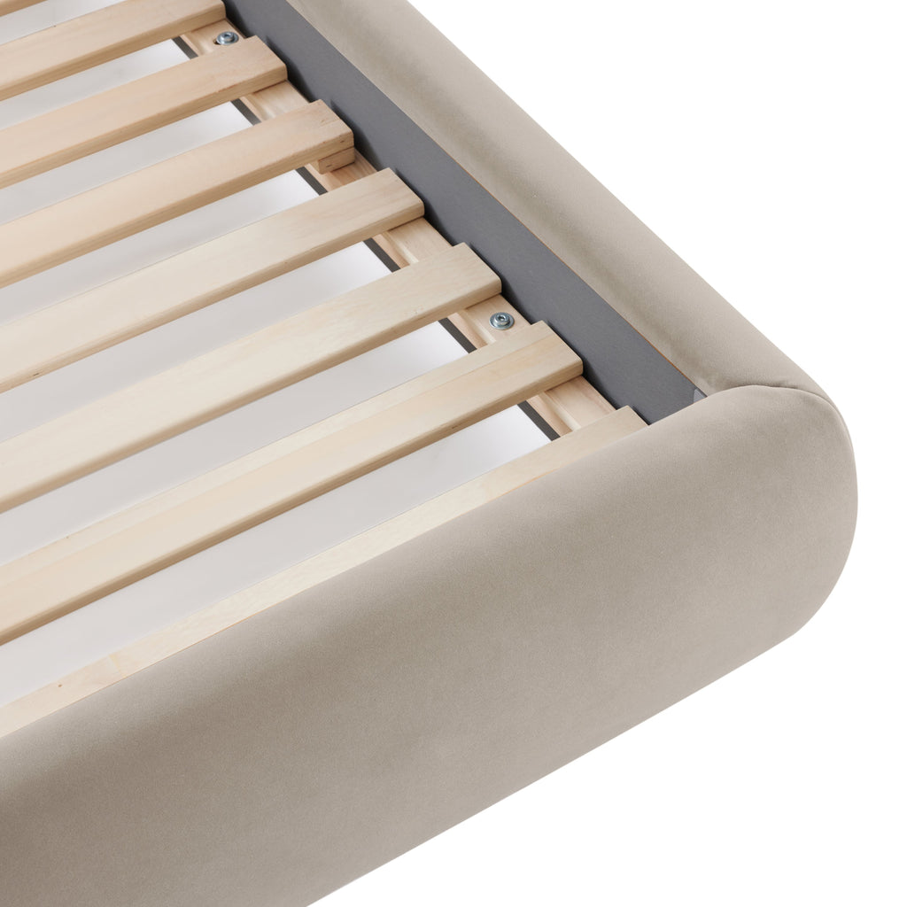 W&F Collection | Genoa Bed (Dune Brown, King)
