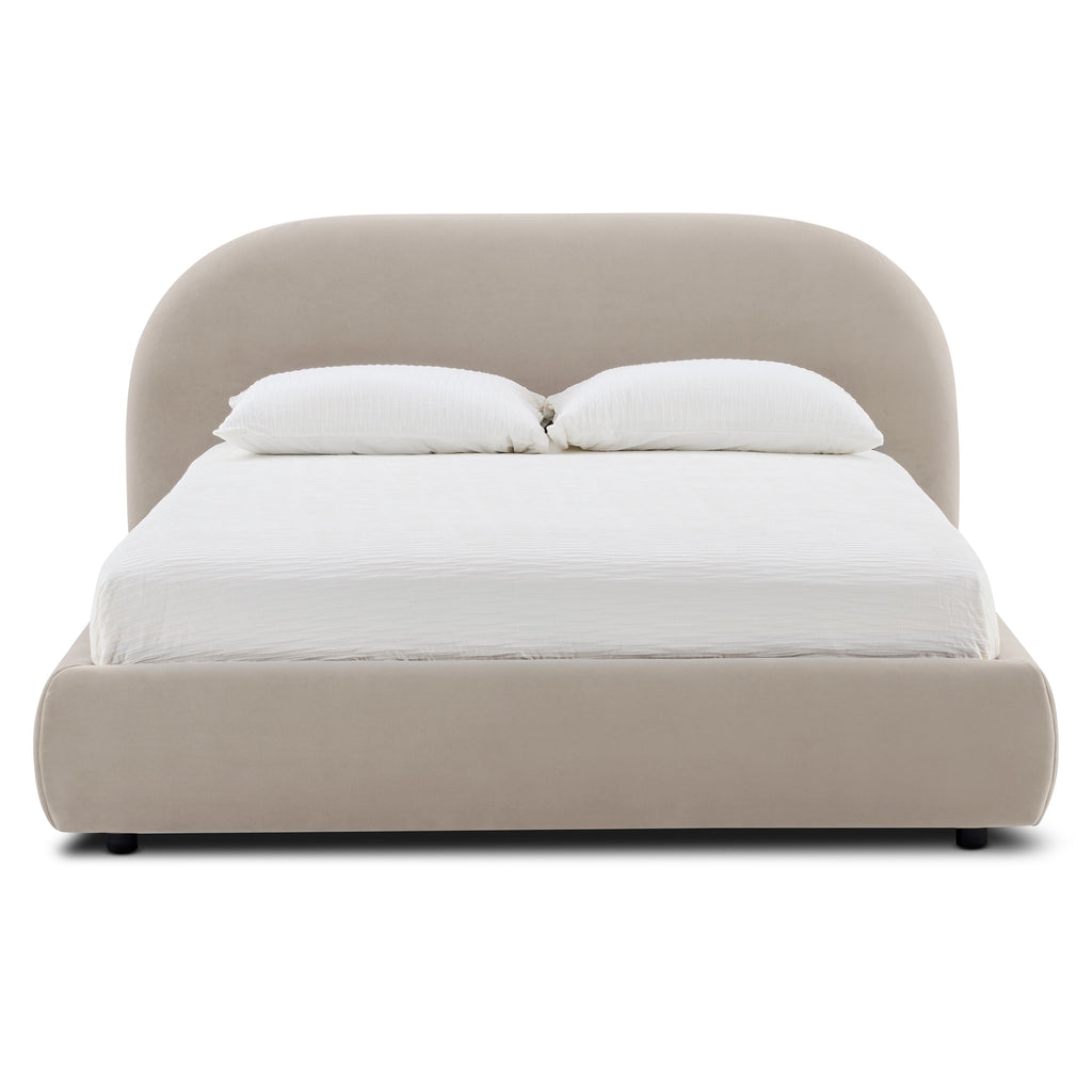W&F Collection | Genoa Bed (Dune Brown, King)