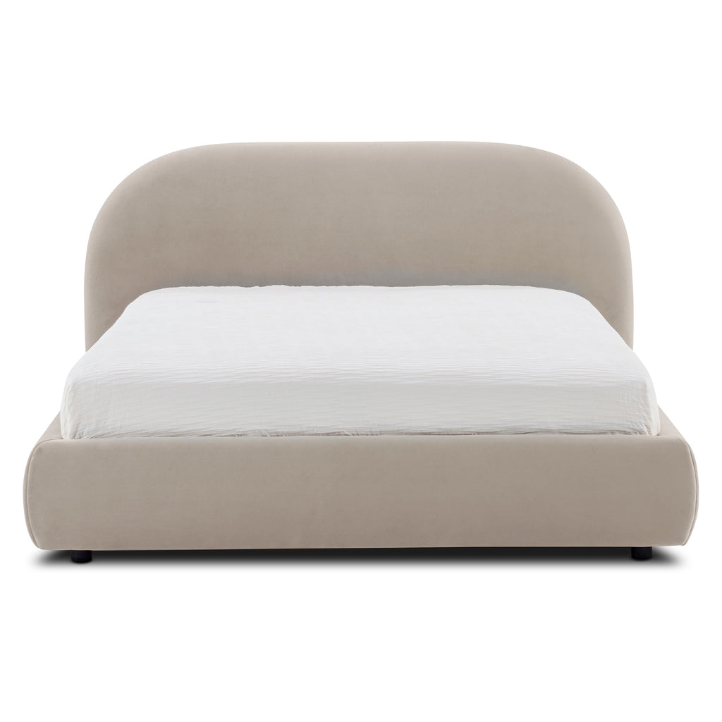 W&F Collection | Genoa Bed (Dune Brown, King)