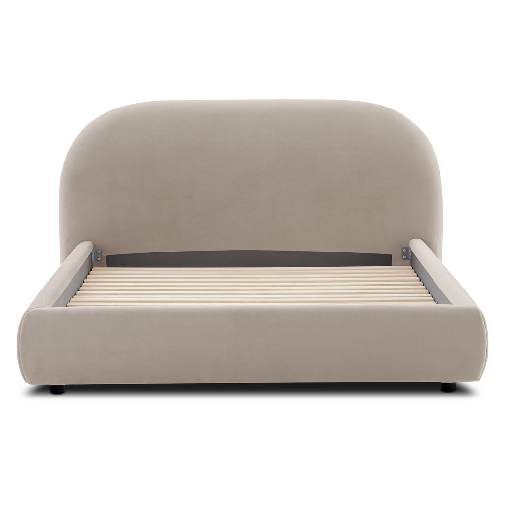 W&F Collection | Genoa Bed (Dune Brown, King)
