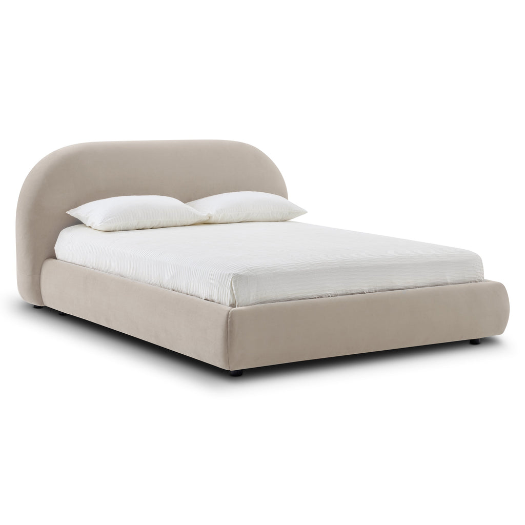 W&F Collection | Genoa Bed (Dune Brown, King)