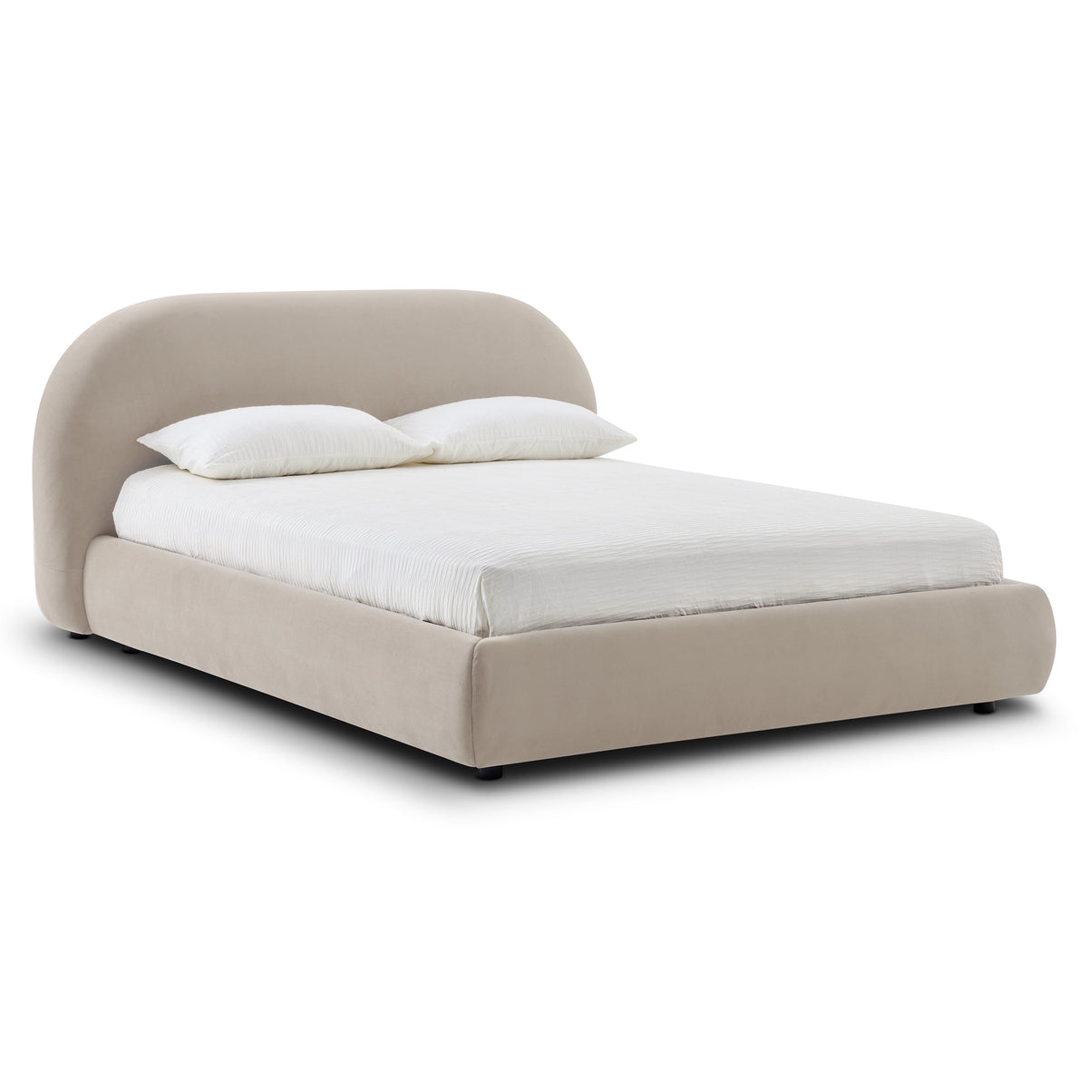 W&F Collection | Genoa Bed (Dune Brown, King)