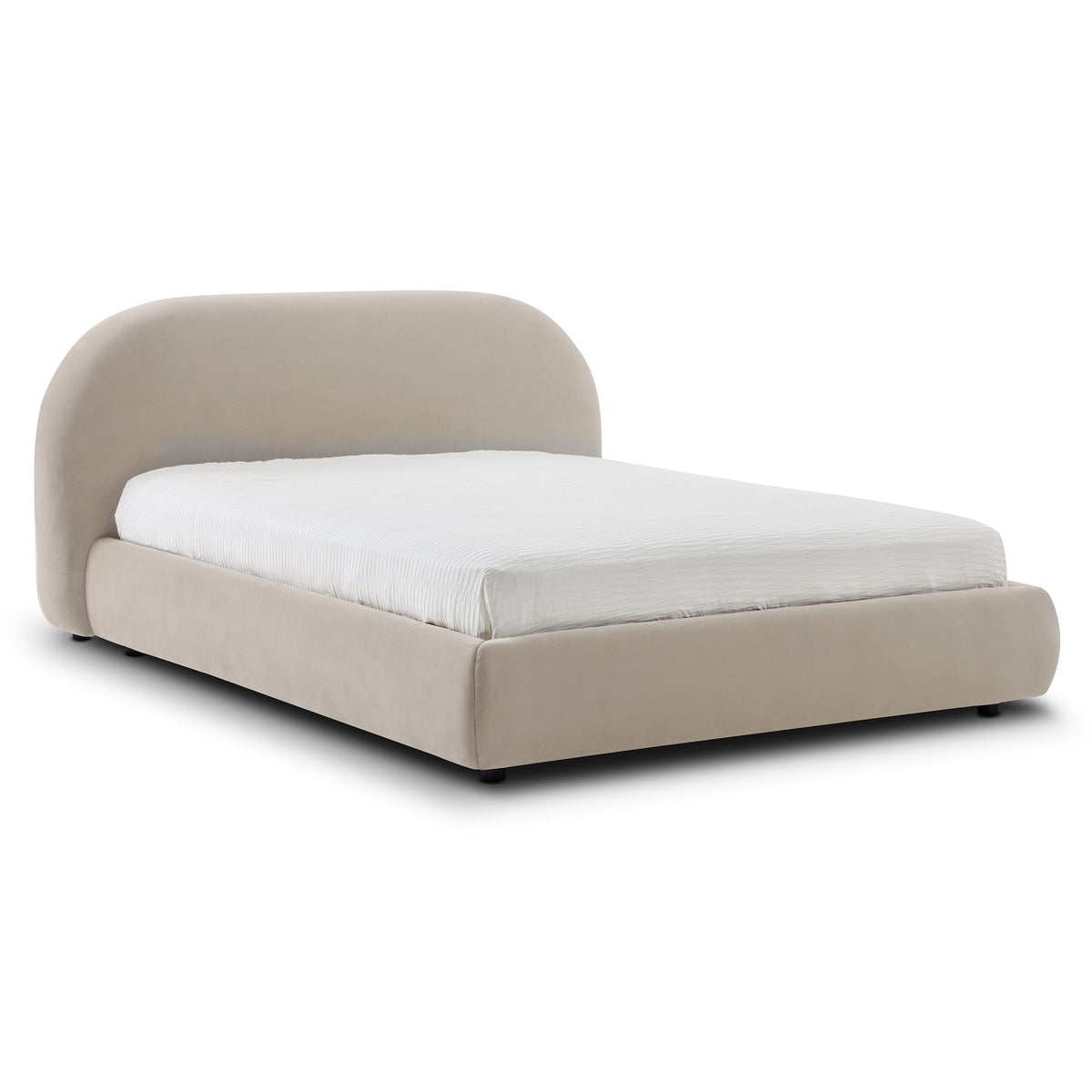 W&F Collection | Genoa Bed (Dune Brown, King)