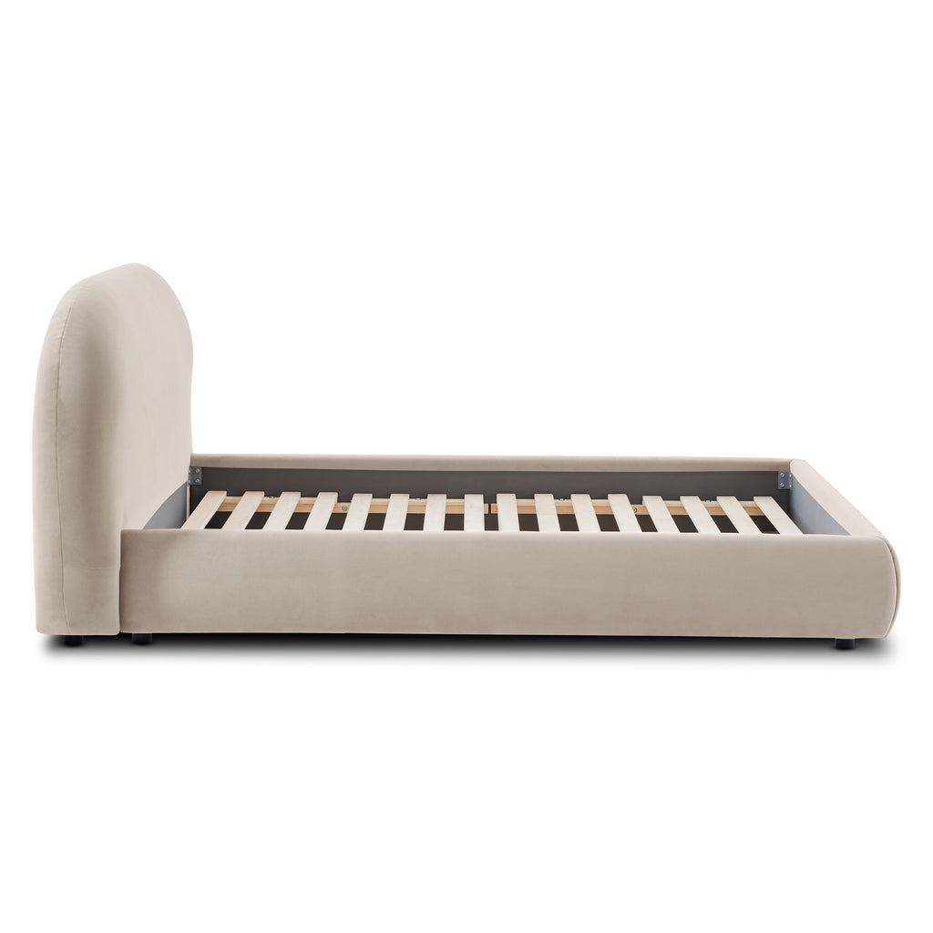 W&F Collection | Genoa Bed (Dune Brown, King)