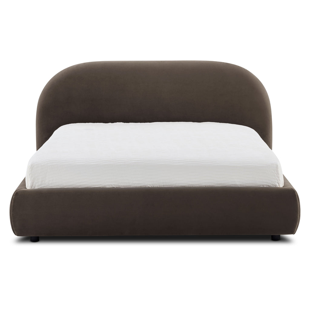 W&F Collection | Genoa Bed (Shadow Brown, King)