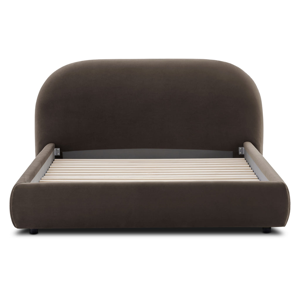 W&F Collection | Genoa Bed (Shadow Brown, King)