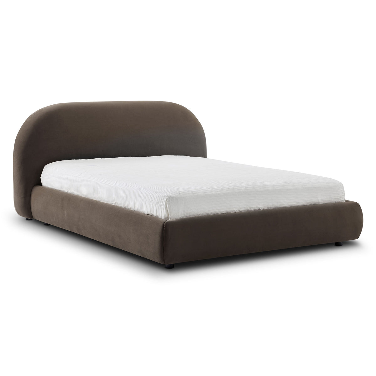W&F Collection | Genoa Bed (Shadow Brown, King)