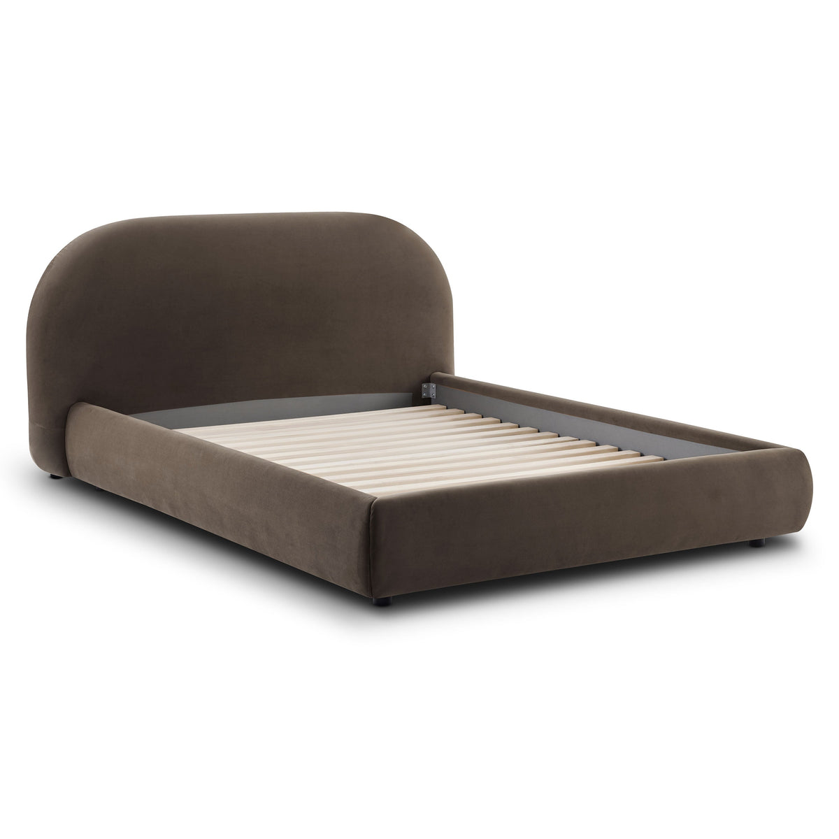 W&F Collection | Genoa Bed (Shadow Brown, King)