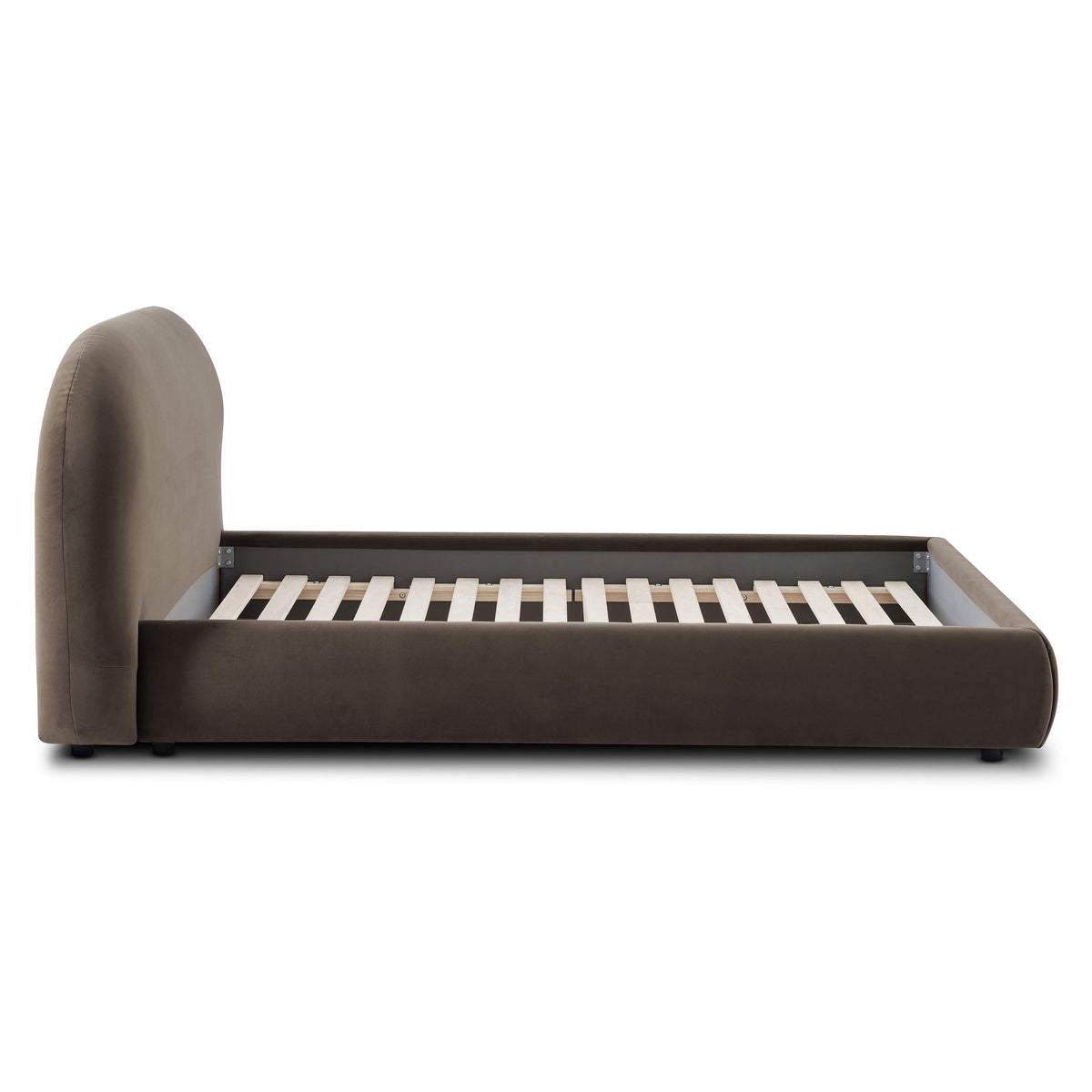 W&F Collection | Genoa Bed (Shadow Brown, King)