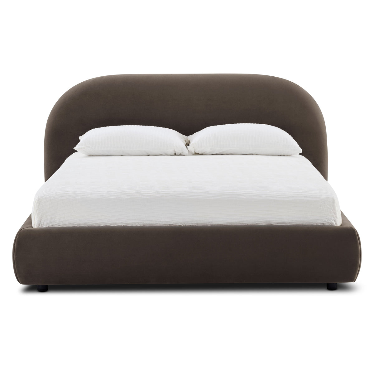 W&F Collection | Genoa Bed (Shadow Brown, Queen)