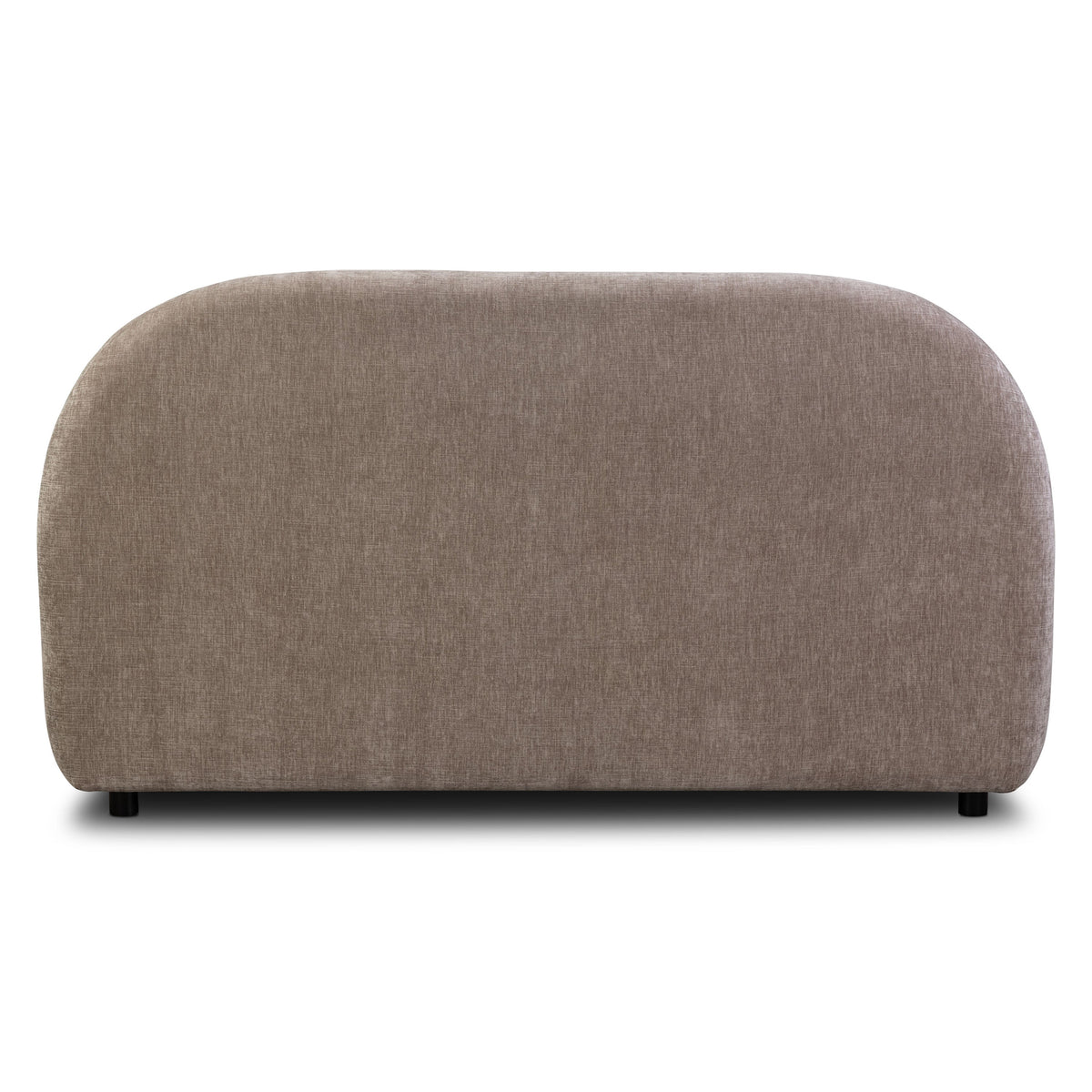 W&F Collection | Genoa Bed (Taupe Brown, Queen)