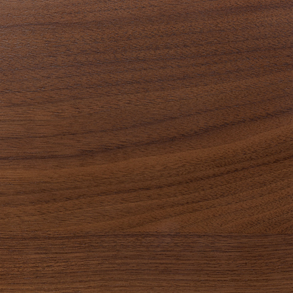 W&F Collection | Amalfi Low Profile Bed with Nightstands (Walnut, King)