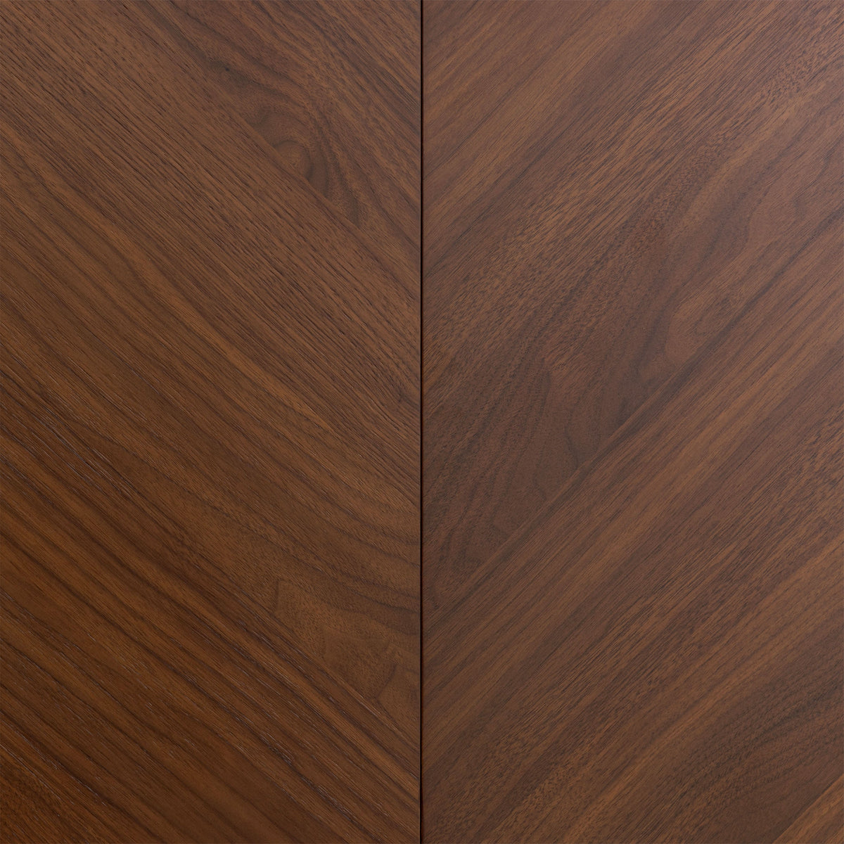 W&F Collection | Amalfi Low Profile Bed with Nightstands (Walnut, Queen)