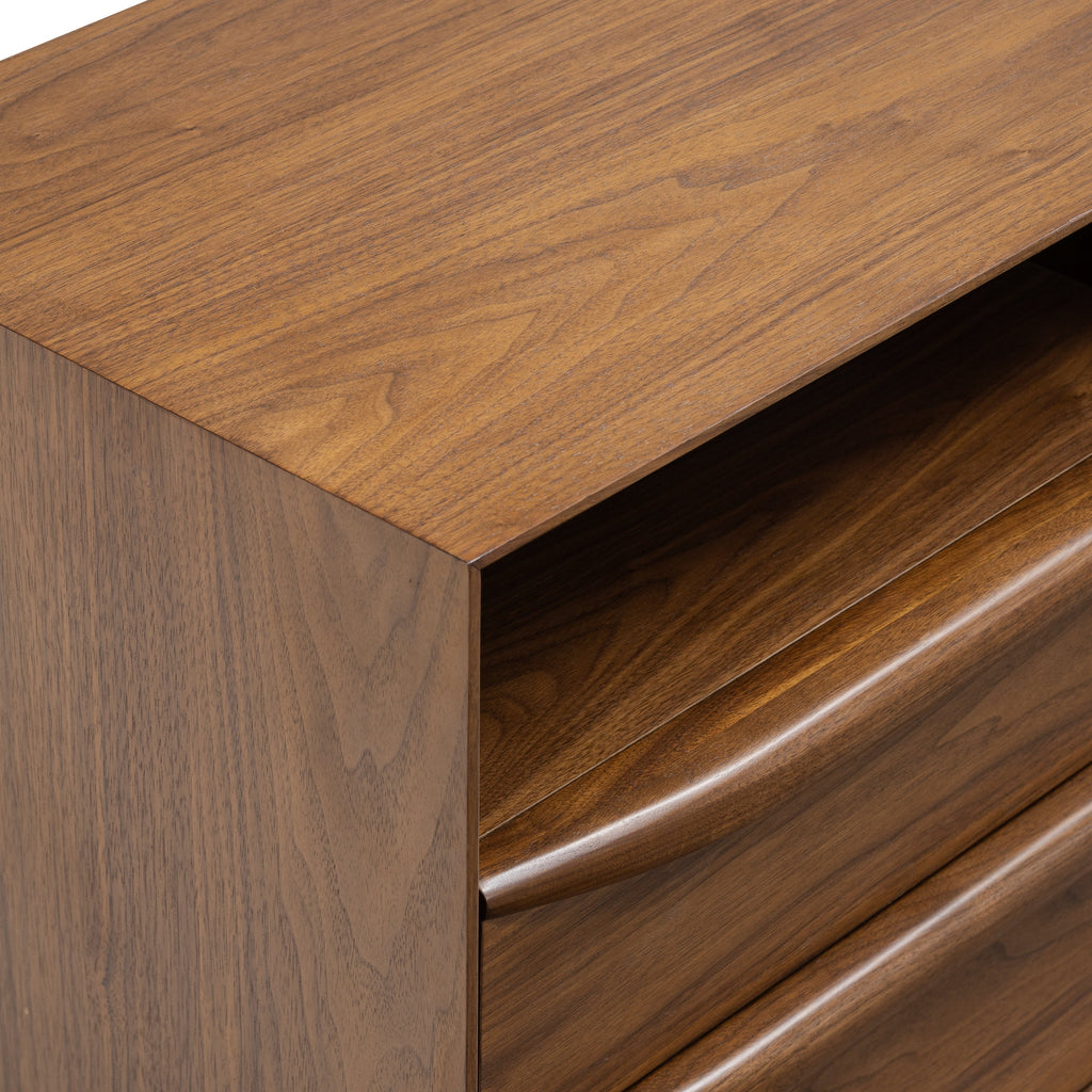 W&F Collection | Cura Nightstand (Walnut)