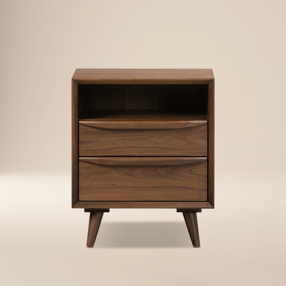 W&F Collection | Cura Nightstand (Walnut)