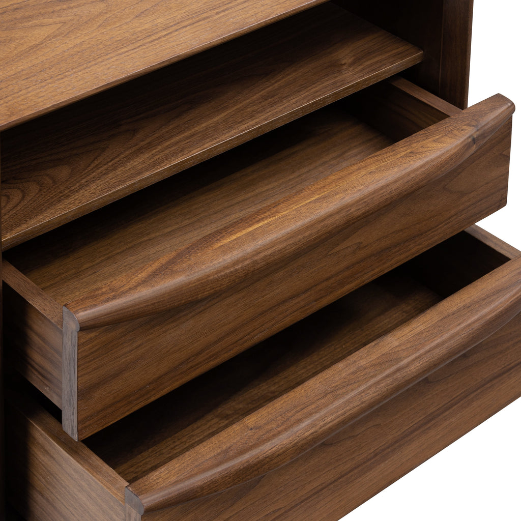 W&F Collection | Cura Nightstand (Walnut)