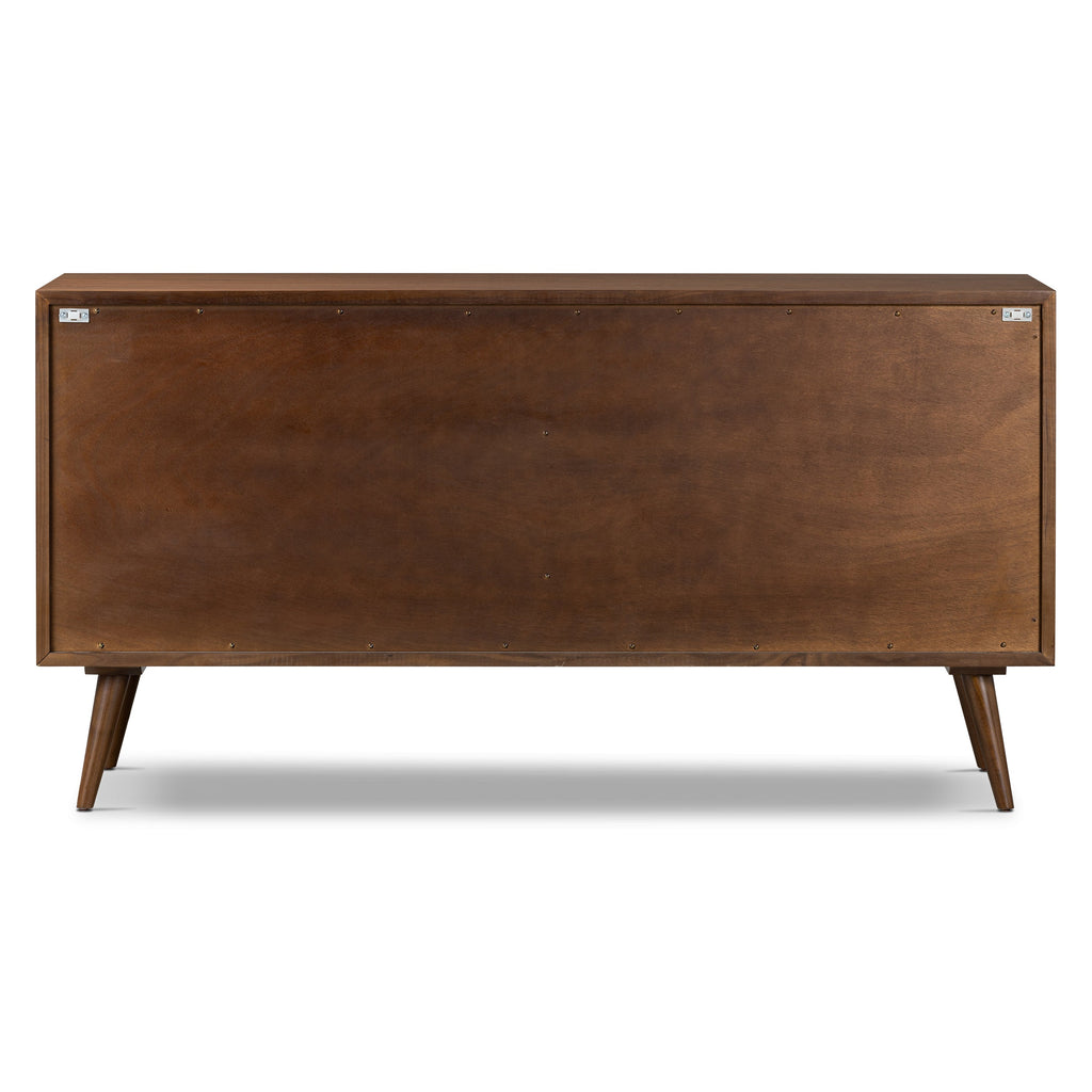 W&F Collection | Cura 6 Drawer Dresser (Walnut)