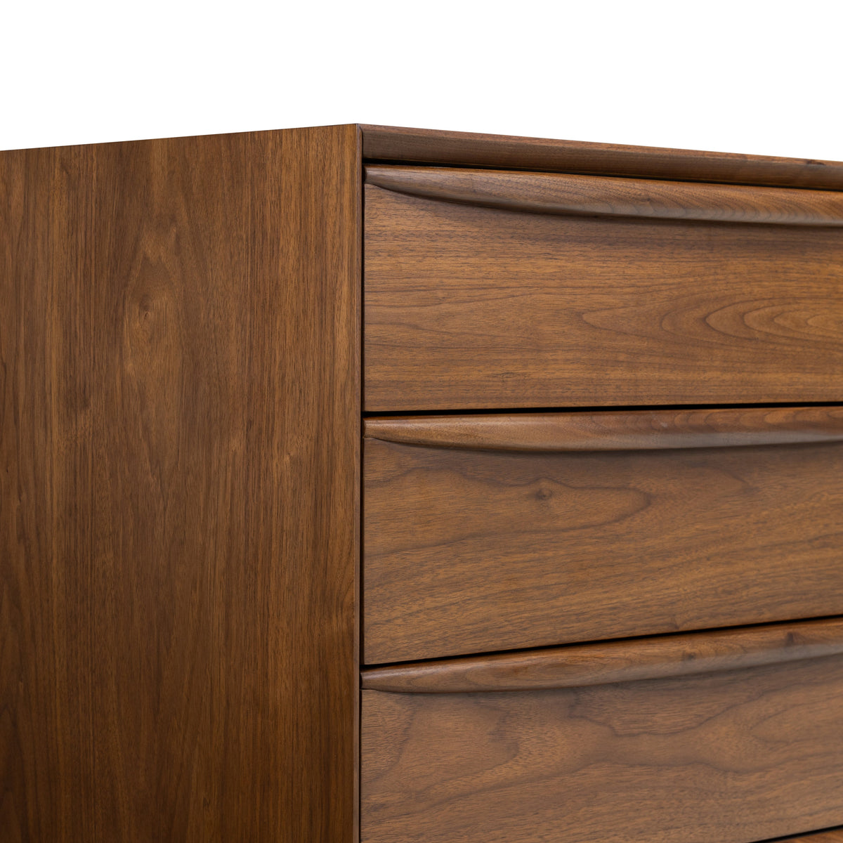 W&F Collection | Cura 6 Drawer Dresser (Walnut)