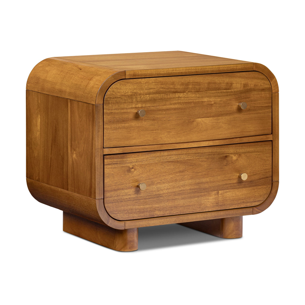 W&F Collection | Oslo Nightstand (Light Brown)