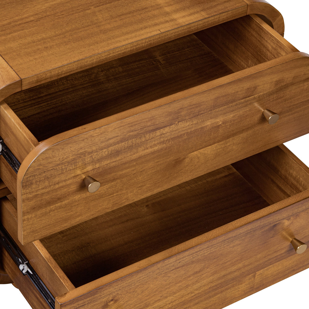 W&F Collection | Oslo Nightstand (Light Brown)