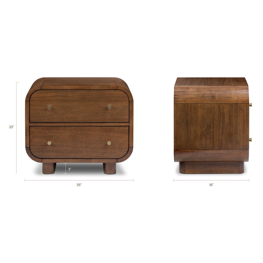 W&F Collection | Oslo Nightstand (Walnut)