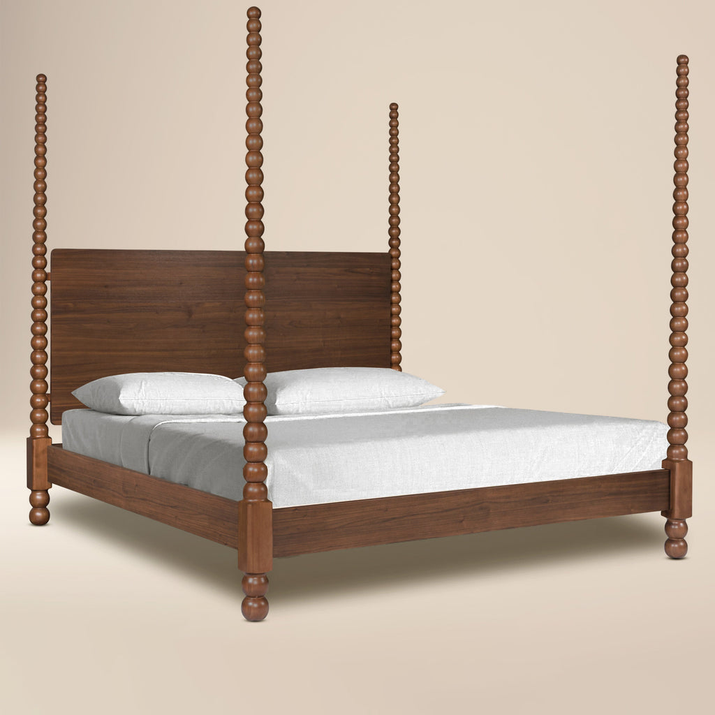 W&F Collection | Aberdeen Bed (Walnut, King)
