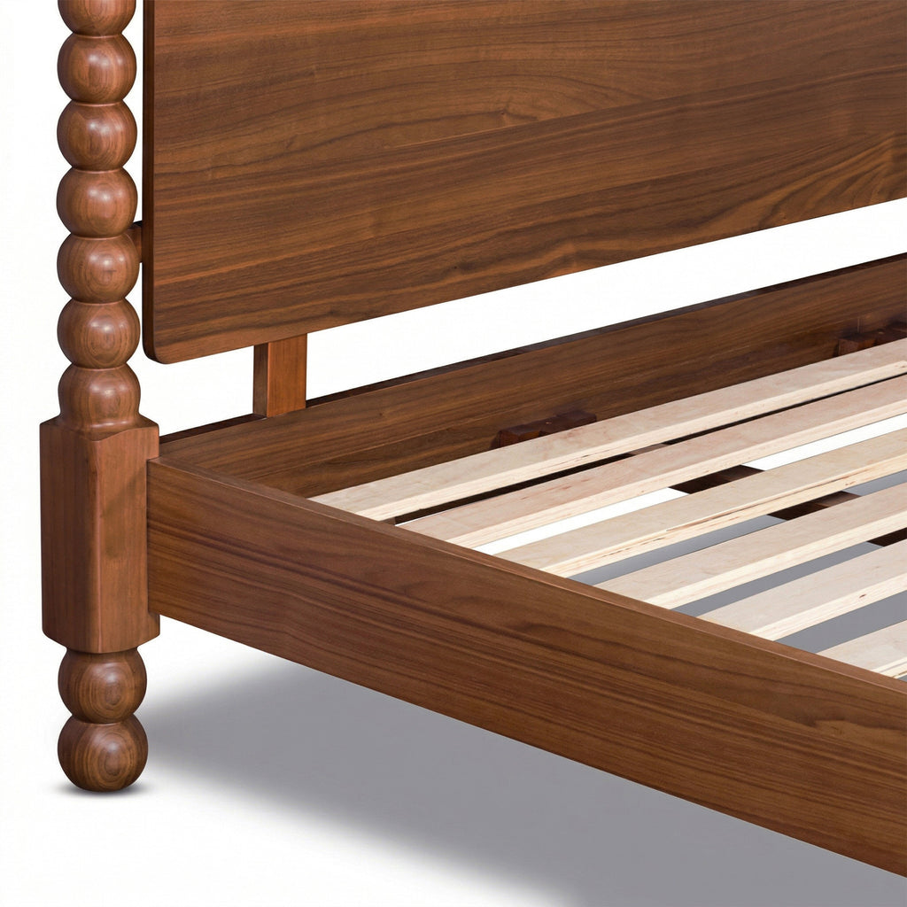 W&F Collection | Aberdeen Bed (Walnut, King)