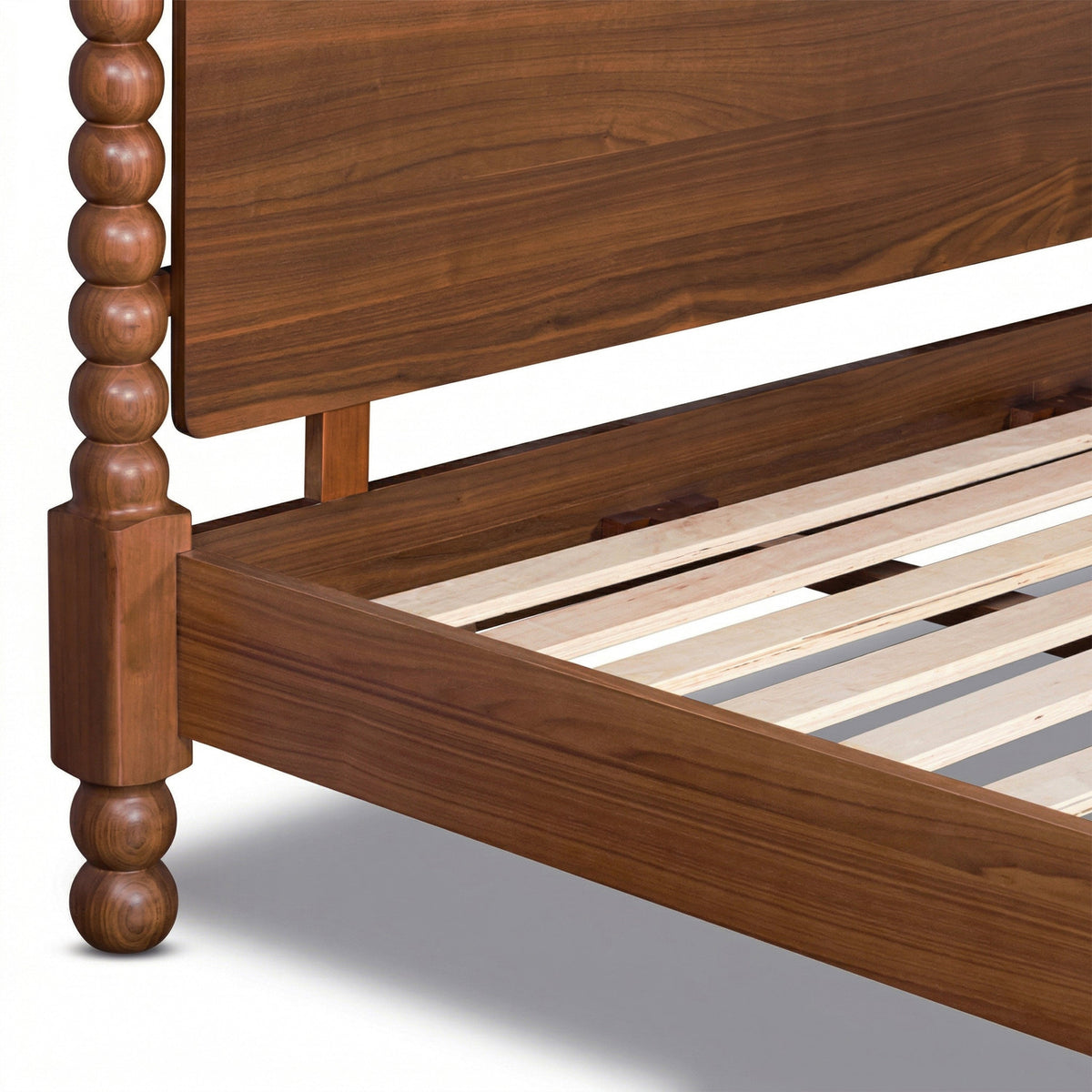 W&F Collection | Aberdeen Bed (Walnut, King)