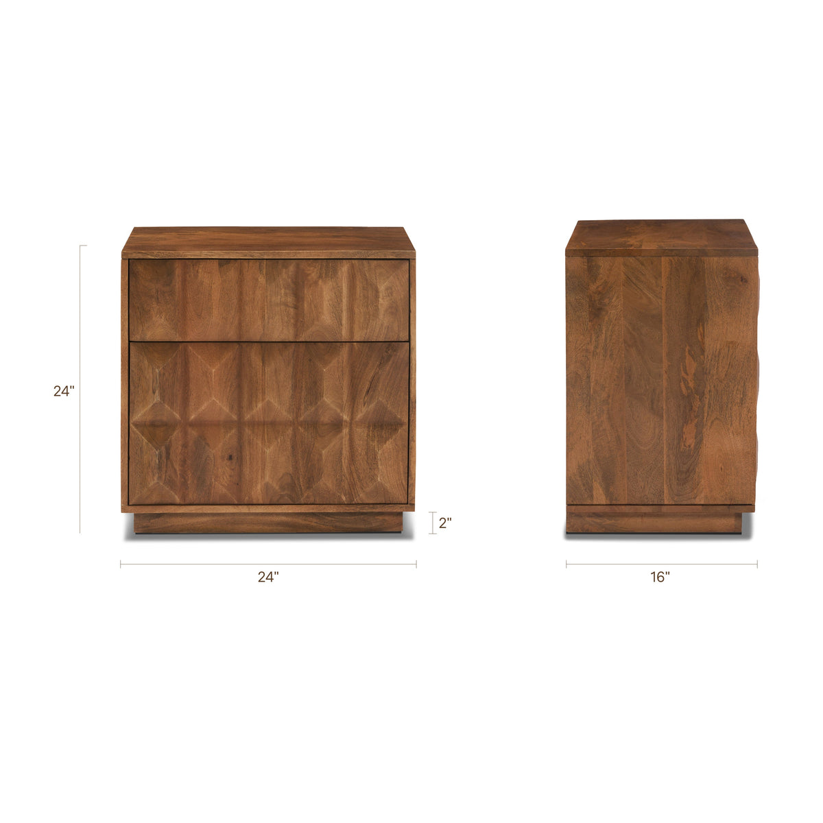 W&F Collection | Laso Nightstand (English Walnut)