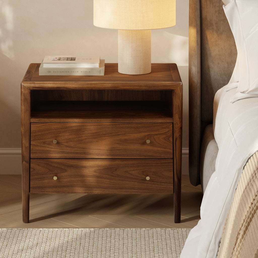 W&F Collection | Marla Nightstand (Walnut)