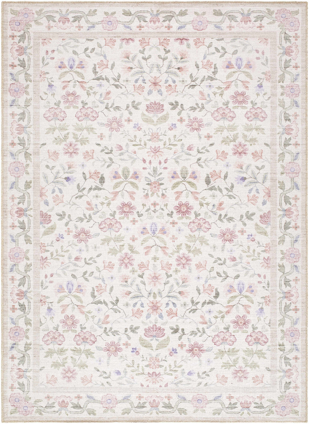 W&F Collection | Brigid Washable Area Rug