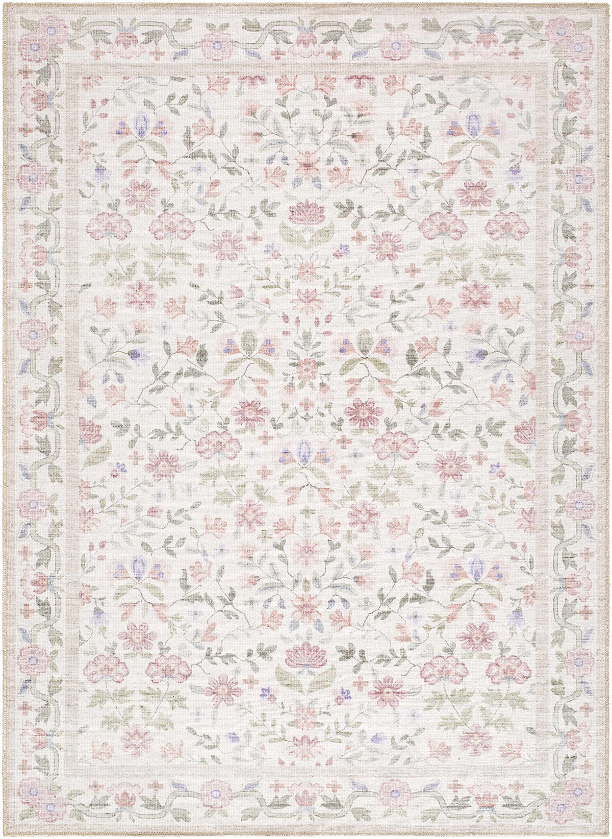 W&F Collection | Brigid Washable Area Rug