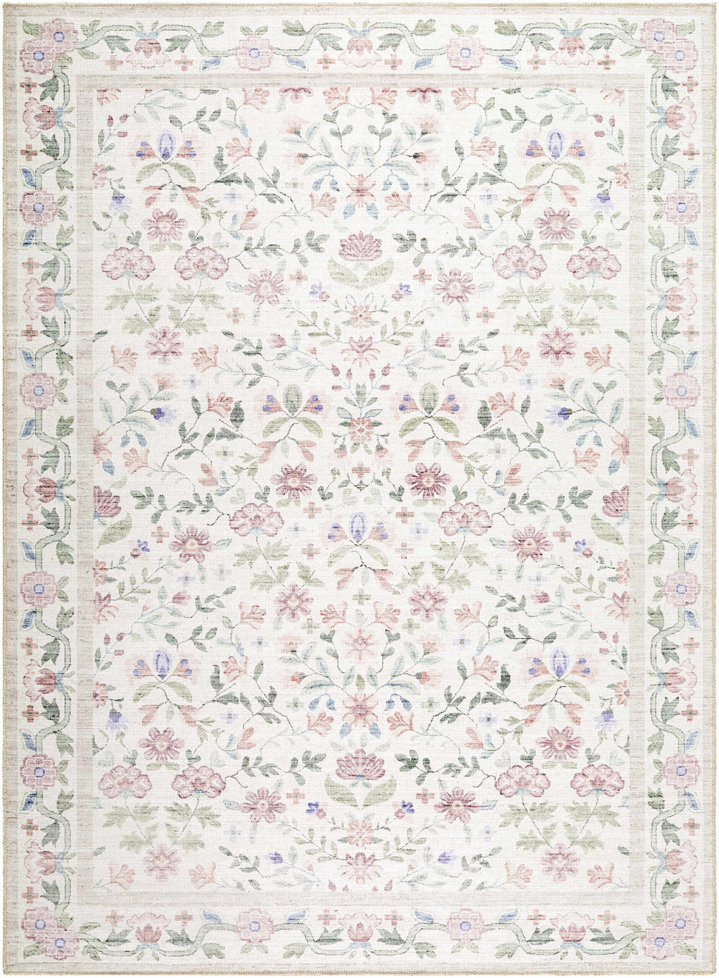 W&F Collection | Brigid Washable Area Rug