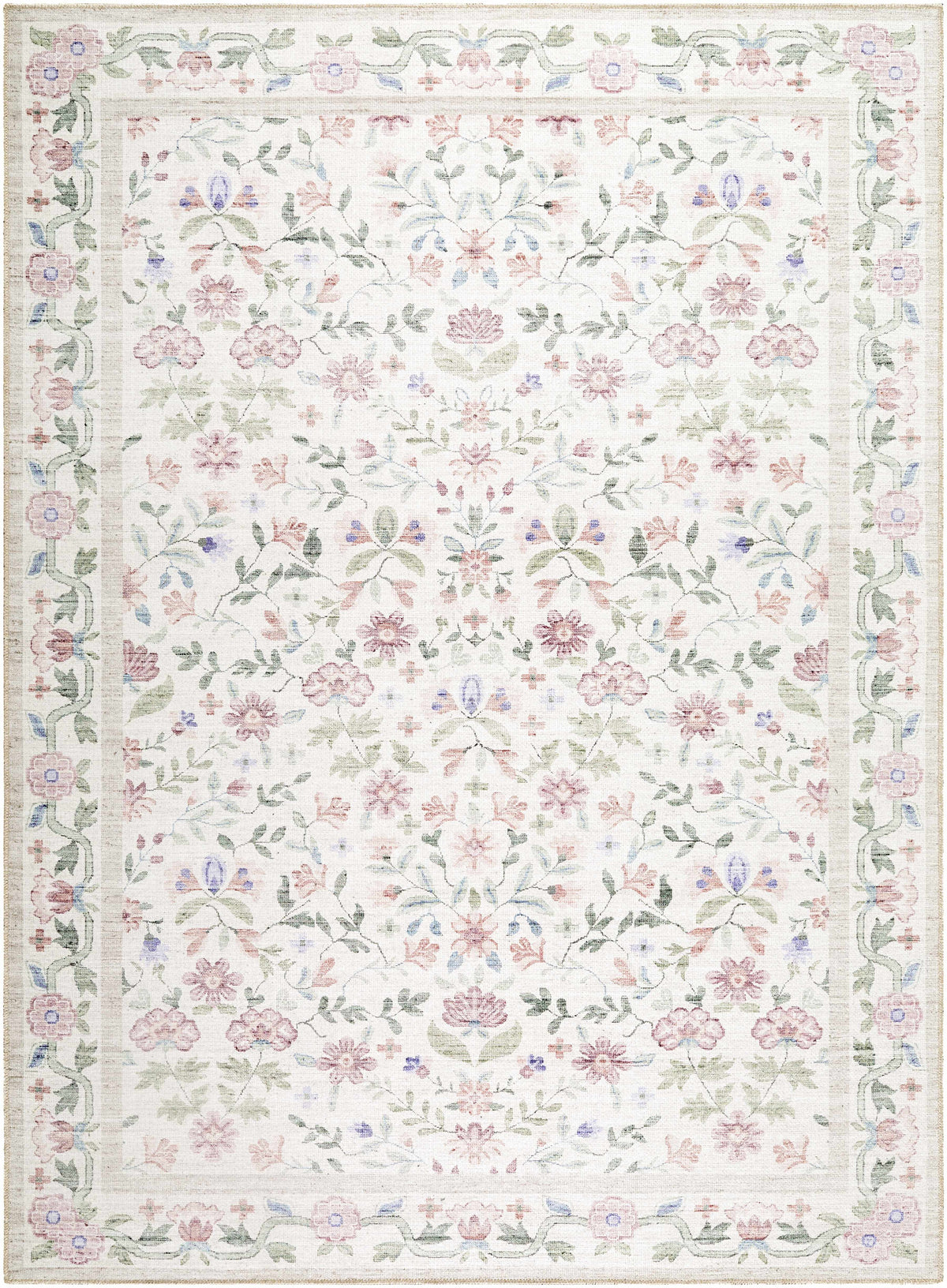 W&F Collection | Brigid Washable Area Rug