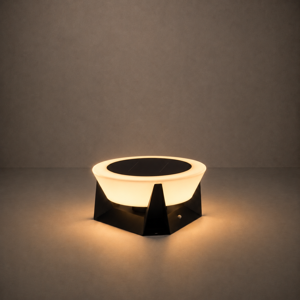 W&F Collection | Halo Solar Outdoor Post Light