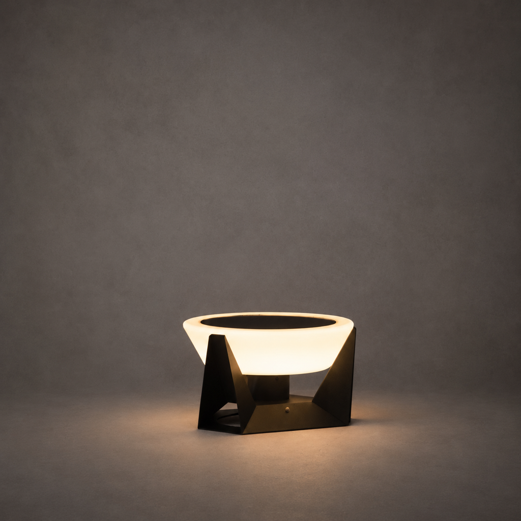 W&F Collection | Halo Solar Outdoor Post Light