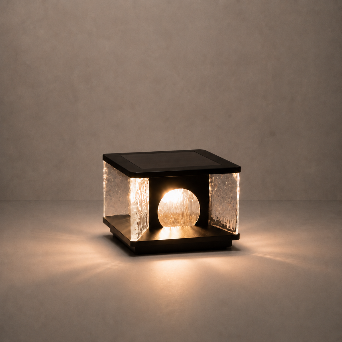 W&F Collection | Lucent Solar Glass Post Light