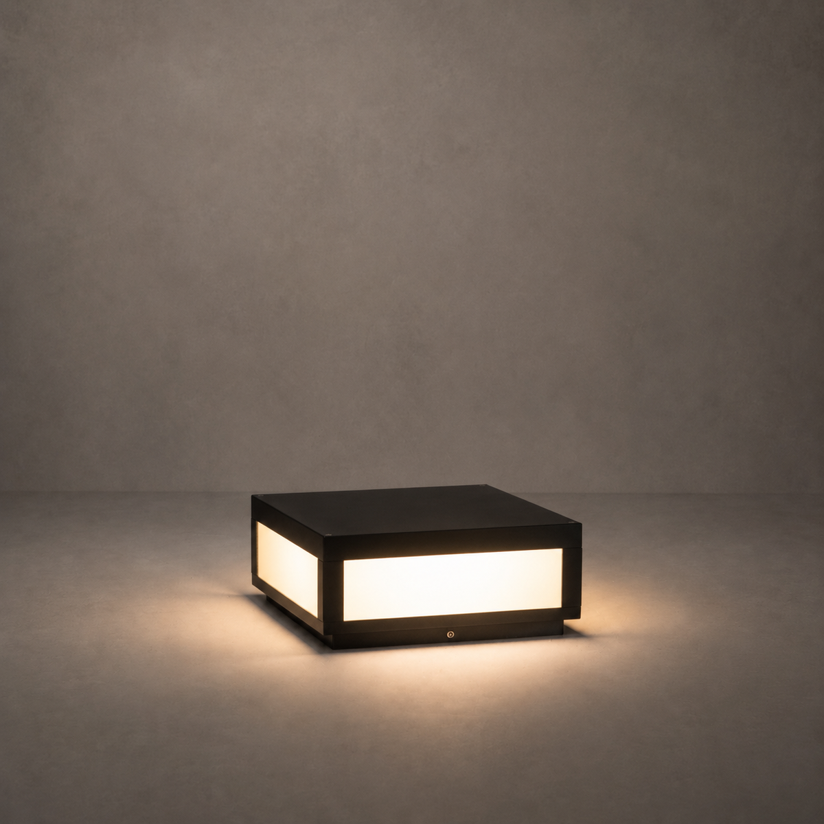 W&F Collection | Cube Wired Outdoor Post Light