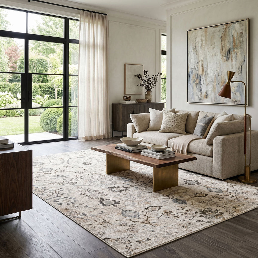 W&F Collection | Claydon Thick Luxe Oushak Rug