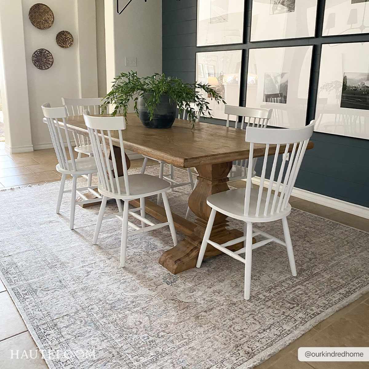 W&F Collection | Cream Holi-2301 Washable Area Rug