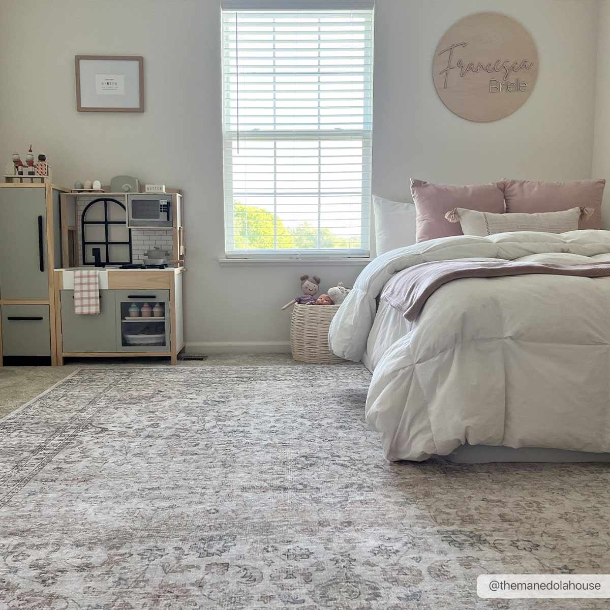 W&F Collection | Cream Holi-2301 Washable Area Rug