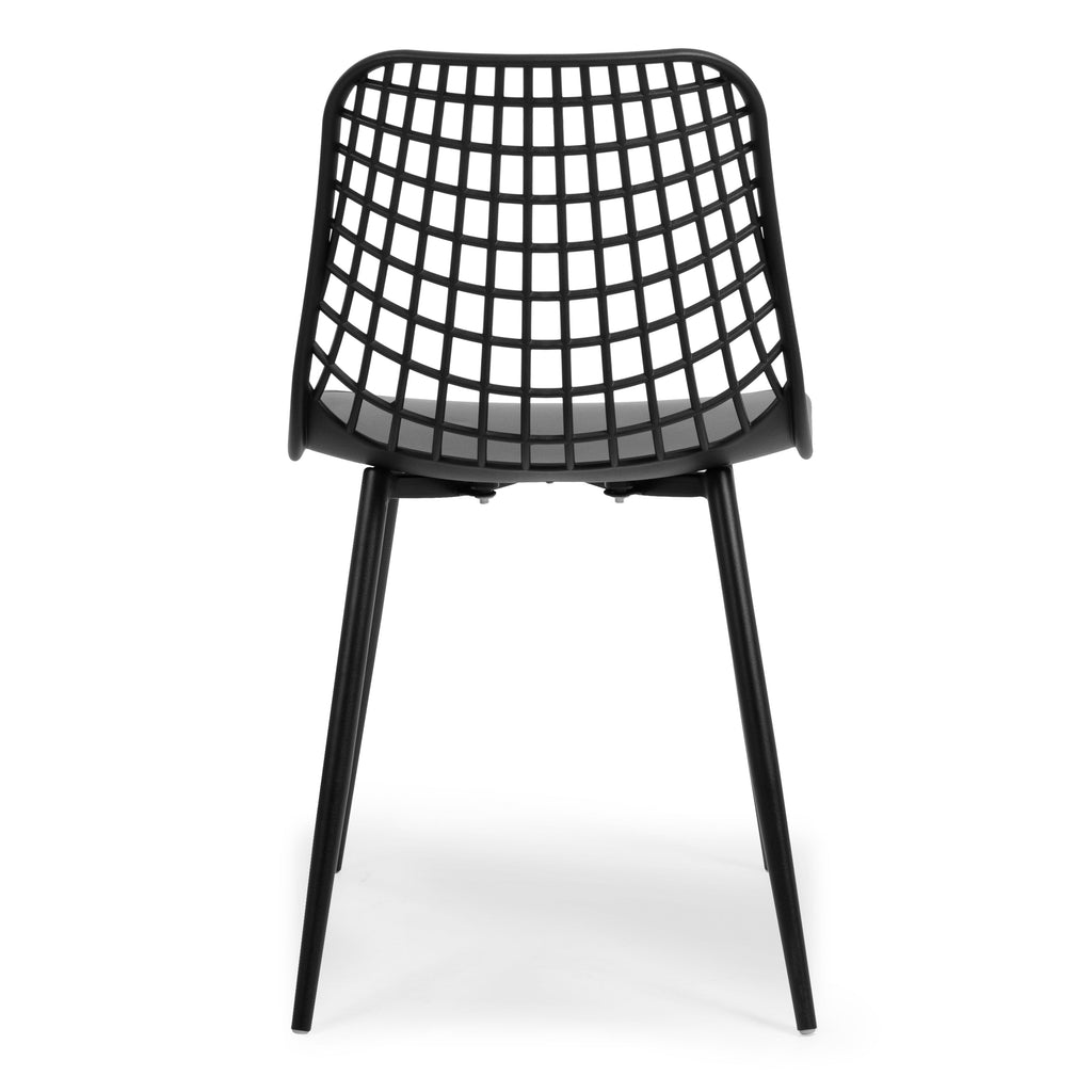 W&F Collection | Marais Dining Chair (Black, Set of 4)
