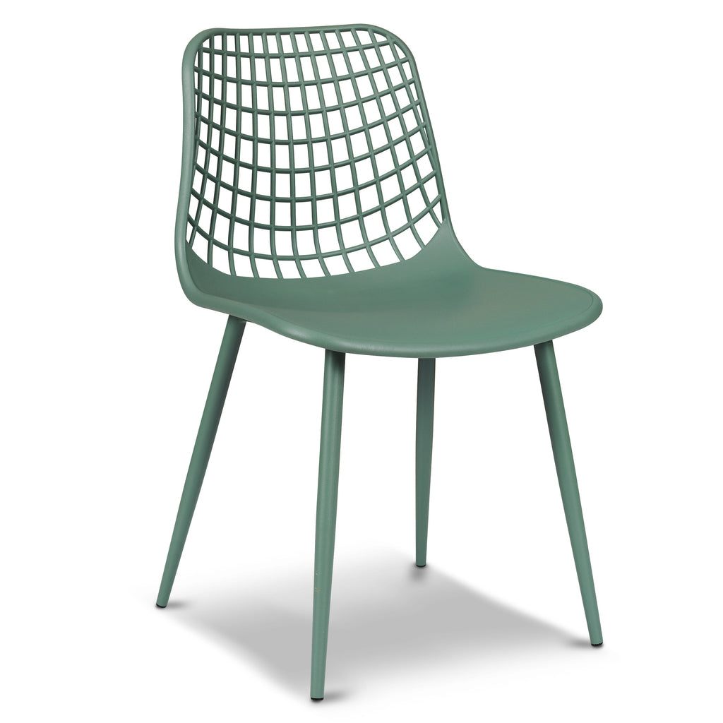 W&F Collection | Marais Dining Chair (Pistachio Green, Set of 4)